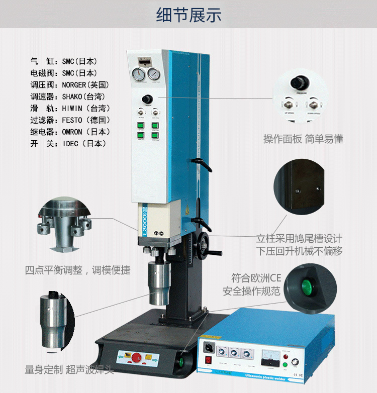 超聲波塑焊機 L3000HighEnd 15kHz 2800W/3200W